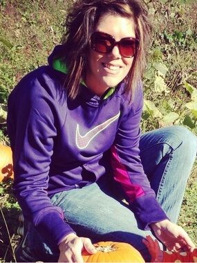 Nike Therma-FIT Hoodie Purple Pink Lime Green Swoosh Pullover Mens Medium